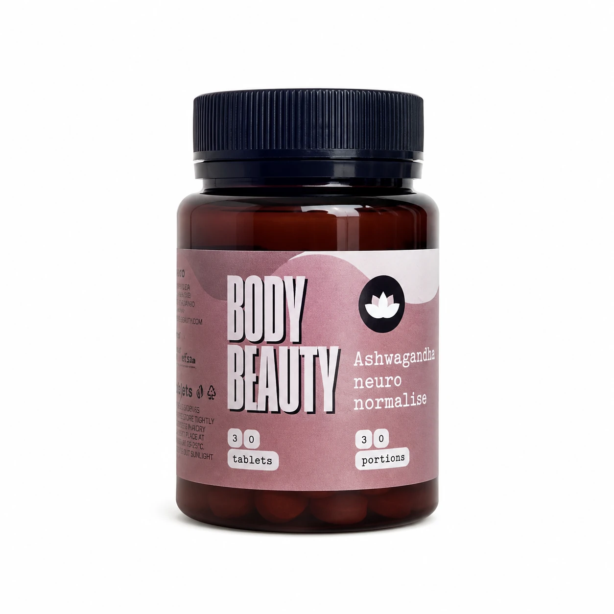 Ашваганда 400 мг для спокою та відновлення, 30 таблеток Body Beauty