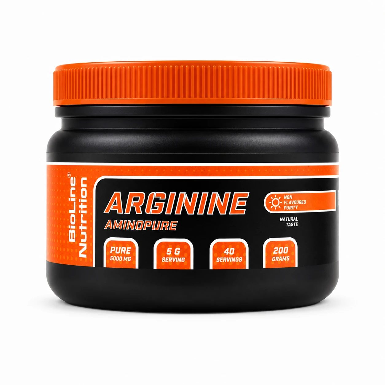 L-аргінін 5000 мг, 200 г BioLine Nutrition