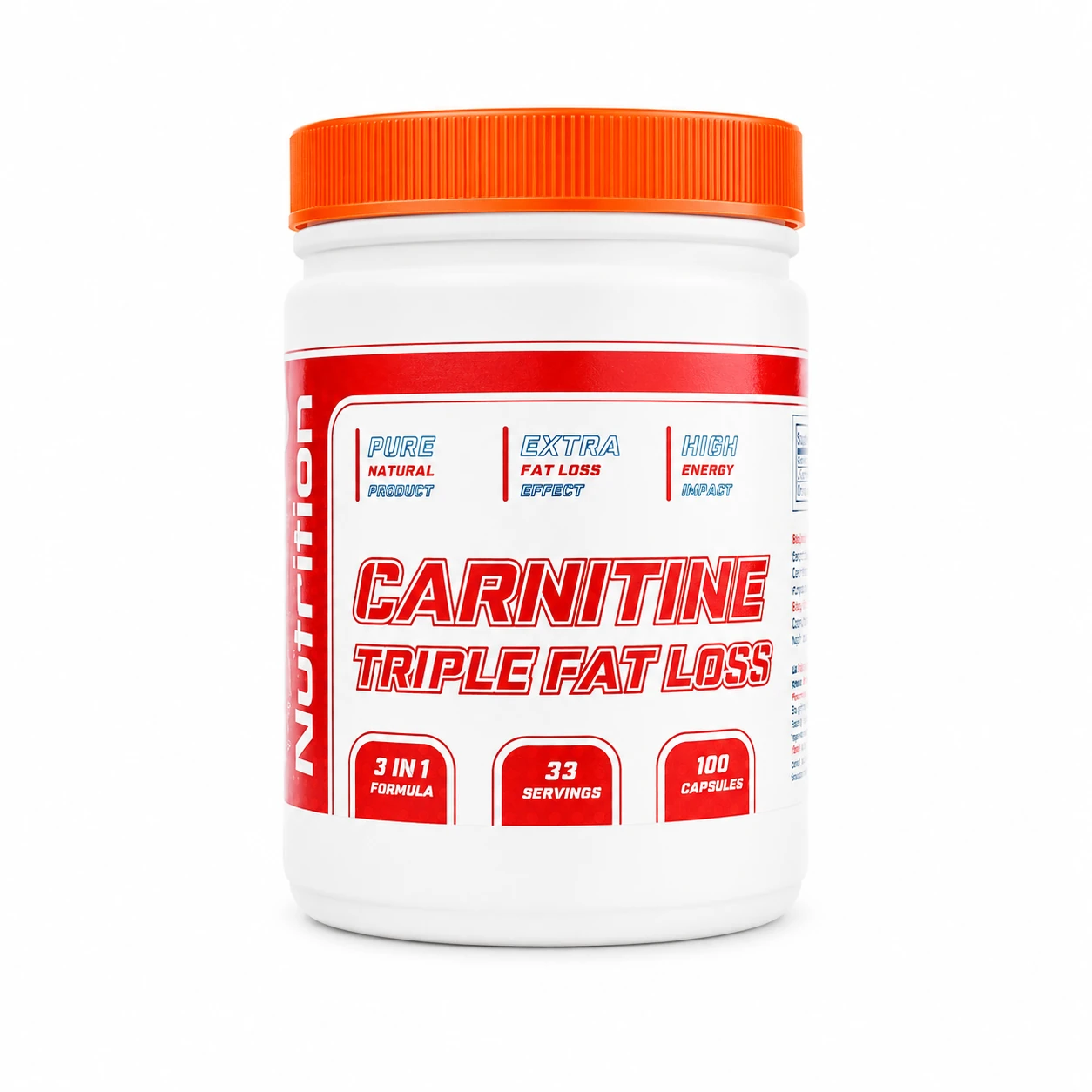 Л карнітин ( l carnitine ), 100 капсул BioLine Nutrition