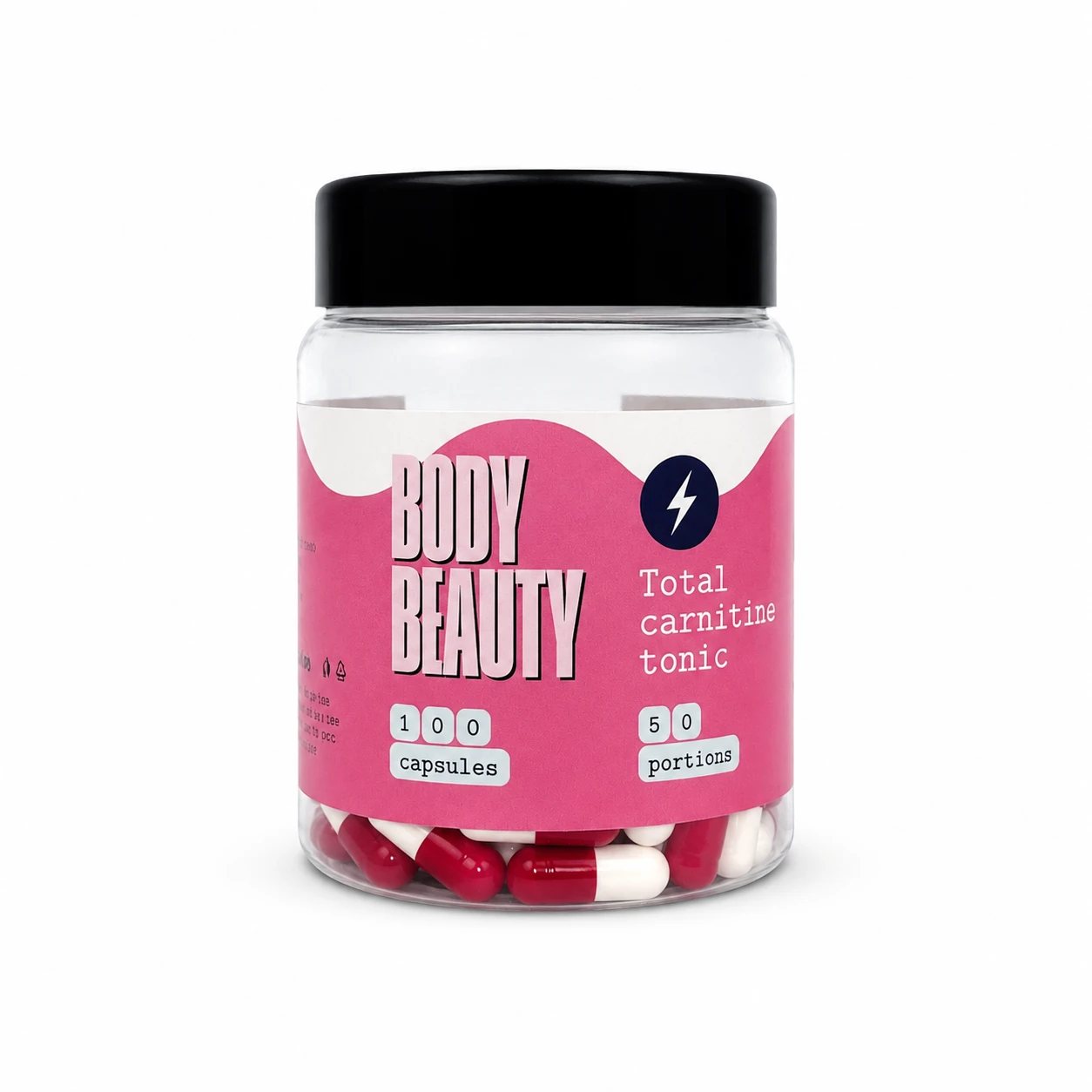 L-карнітин для контролю ваги, 100 капсул — Body Beauty