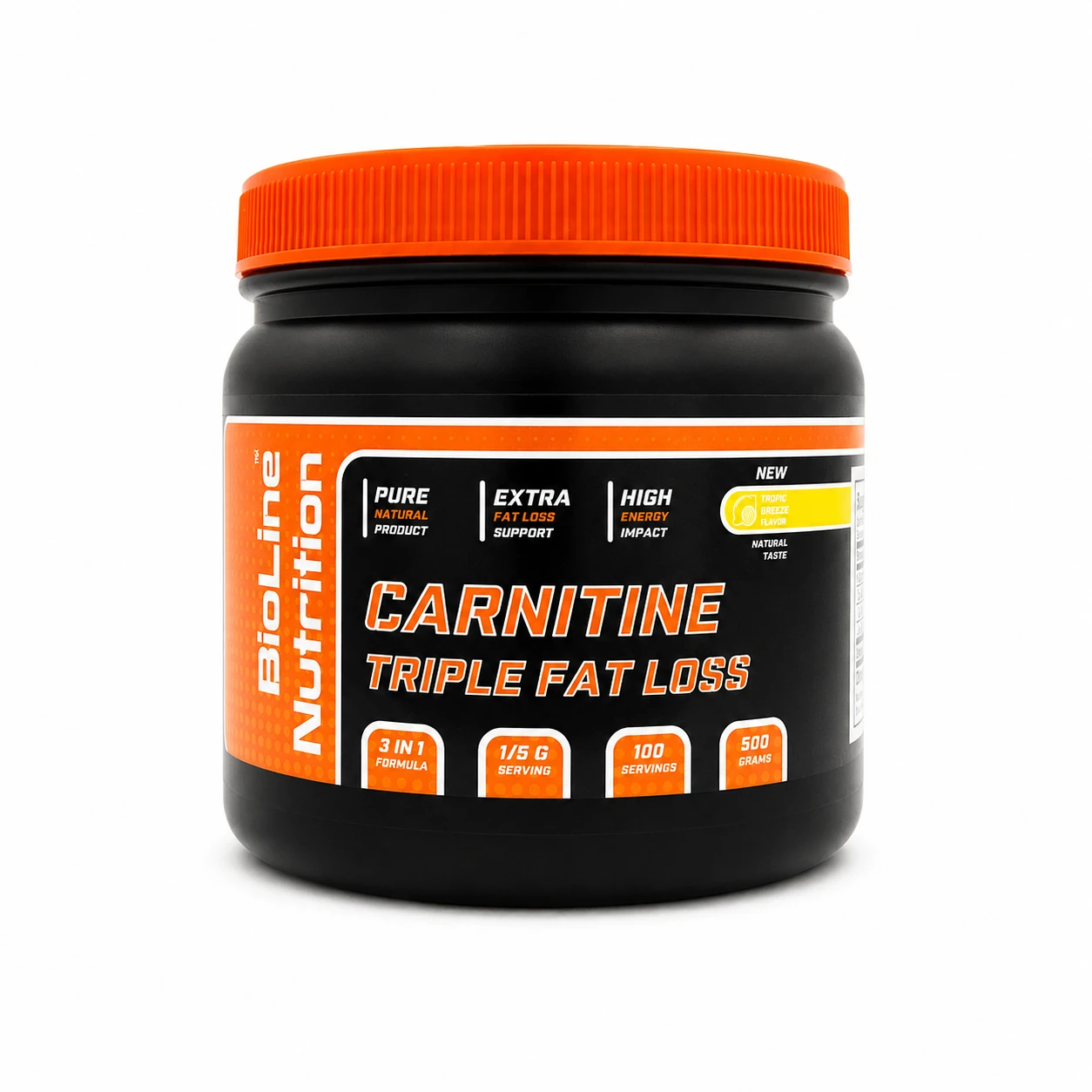 Л карнітин ( l carnitine ), смак лимон 500 г BioLine