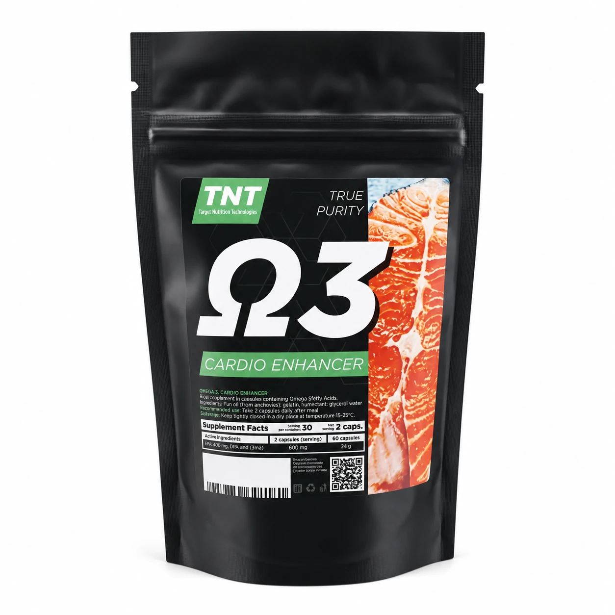 Омега-3 з риб’ячого жиру, 60 капсул TNT Nutrition