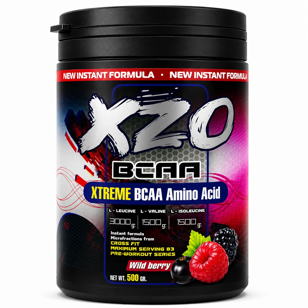 Амінокислоти BCAA 2:1:1 500 г XZO Nutrition